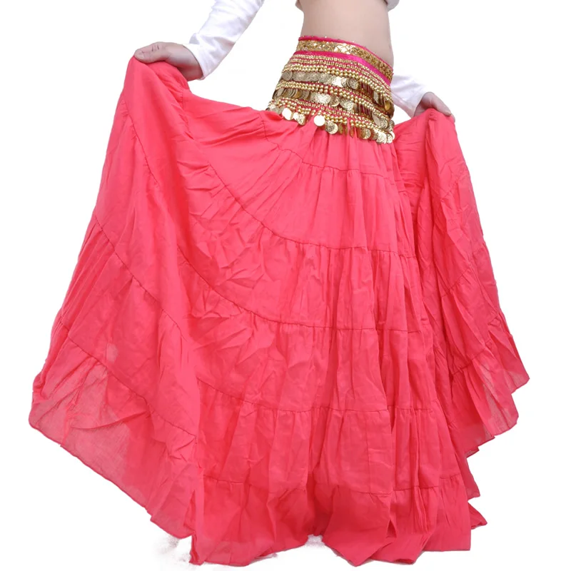 ที่กําหนดเองผู้หญิงผู้ใหญ่Belly Danceกระโปรงใหญ่โมเดิร์นเต้นรําเครื่องแต่งกายกระโปรงสไตล์โบราณแจ๊สเต้นรําเครื่องแต่งกายFaldas