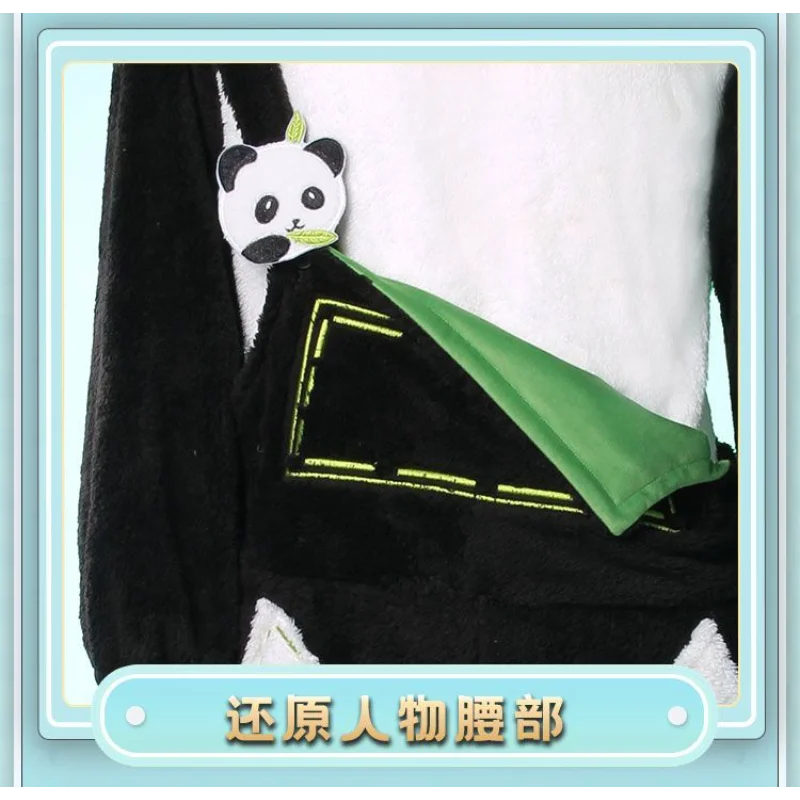 Piyama Panda Love and Deepspace Xavier Rafayel Zayne Sylus, Pakaian Tidur Serupa, Atasan Bandeau, Celana, Set Lengkap, Pakaian Santai Unisex