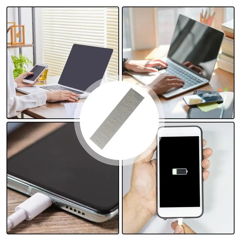 Transparenter Schutz film Ladeans chluss 10 stücke Typ C Ladegerät Port Schutz folie Smartphone Schutz Ladeans chluss Aufkleber
