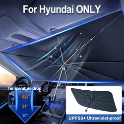 For Hyundai i20 i30 ix20 ix25 ix35 Elantra Accent Car Windshield Sunshades Front Shading Umbrella