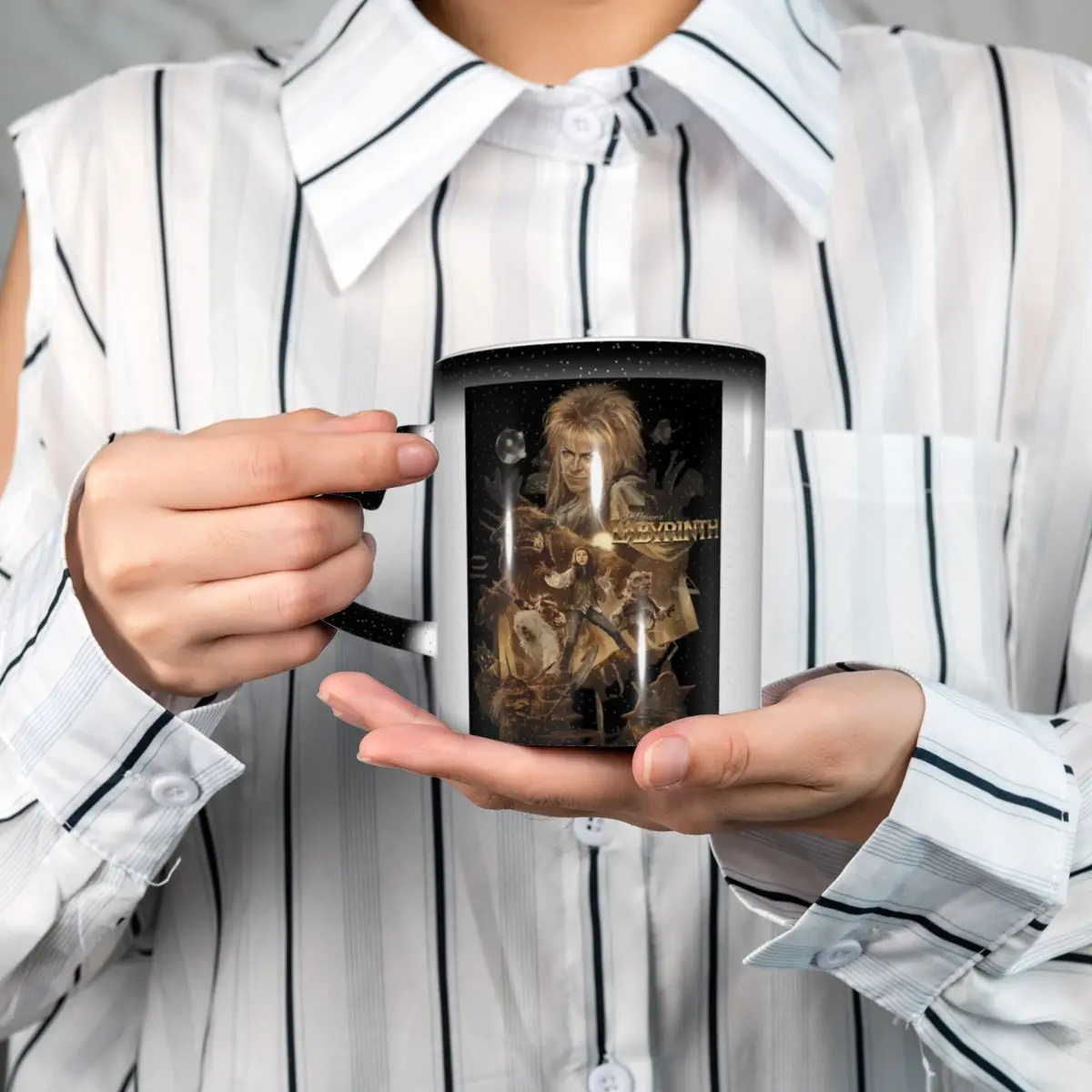 Labyrinth Funny Vintage Movie Legend Mug Funny Ceramic Coffee Cups Tea Mugs Milk Cup Drinkware Gifts for Friends