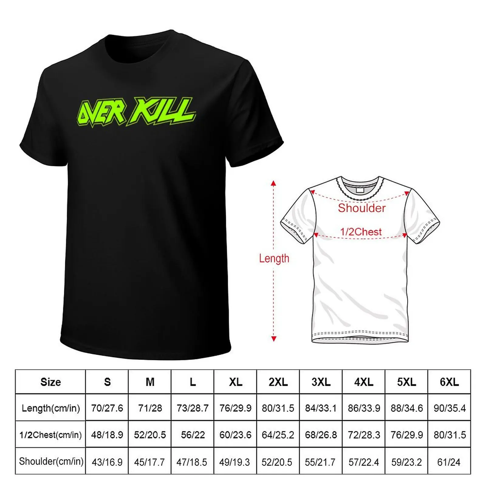 Overkill T-Shirt Anti-Pilling Casual T-Shirt