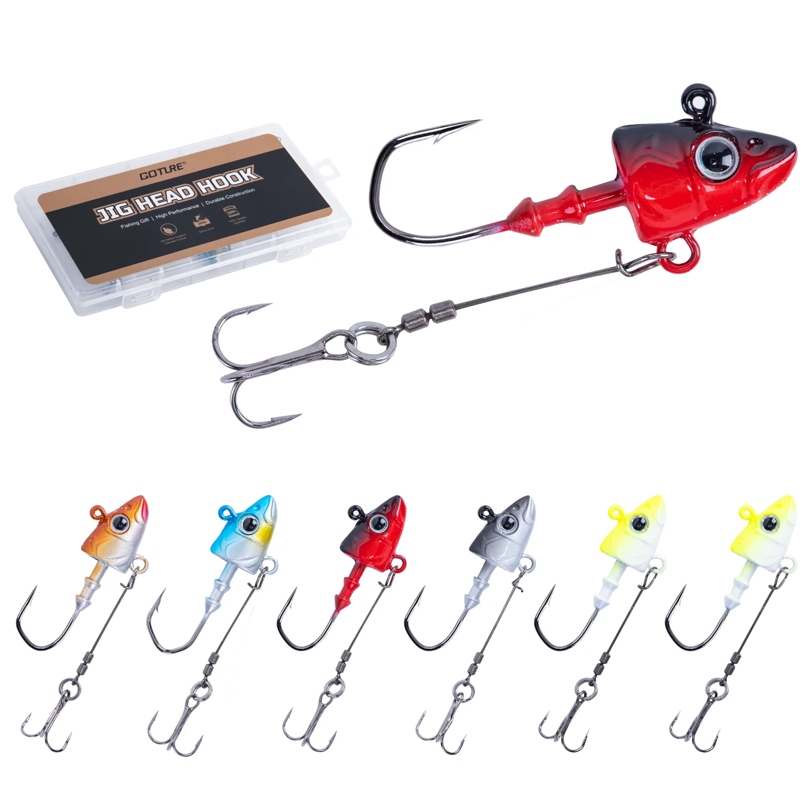 Fishing Lure Jig - Goture 1/box Fishing Accessories Jig Head