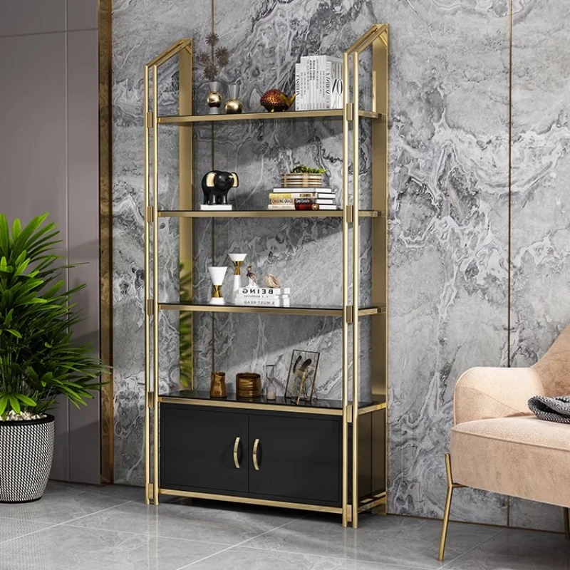 المعادن الحرفية خزائن غرفة المعيشة مكتب Librero الرف تخزين خزائن غرفة المعيشة عرض المجوهرات Gabinete الأثاث العصري #6