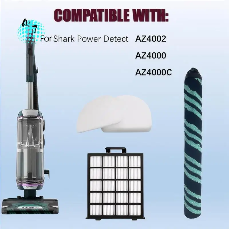 

A07F-AZ4002 Filter For Shark Detect Pro/Shark Power Detect Upright Vacuum AZ4000 AZ4002 AZ4000C Main Brush Roller Filters
