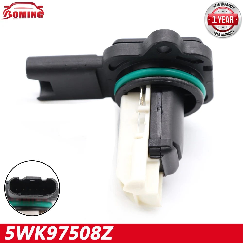 

5WK97508Z 13627551638 Датчик массового расхода воздуха автомобиля для BMW 128i 328i 528i X3 X5 Z4 E81 E82 E87 E88 E90 E91 E93 2007-2013 Новый