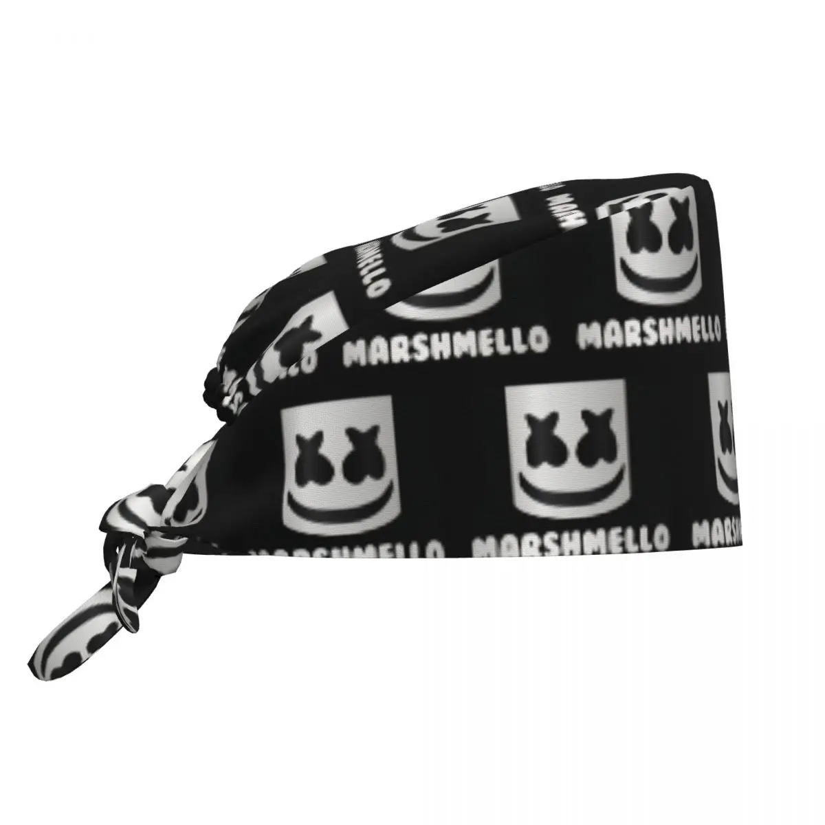 Marshmellos Electronic Music DJ Cleaning Working Cap Comfortable Men Women Scrub Cap Surgicals Hat Nurse Scrubs Hat For Dentist