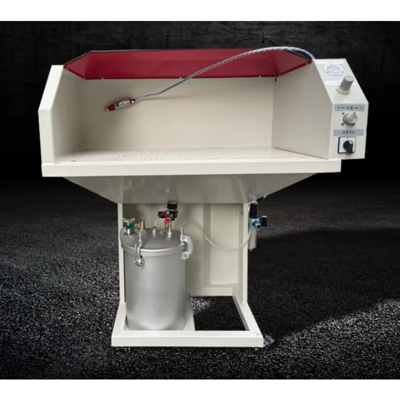 Wholesale Desktop Pneumatic Engine Leather Upper Wallet Spraying White Glue Machine Semi-Automatic Metal Plastic Cartons