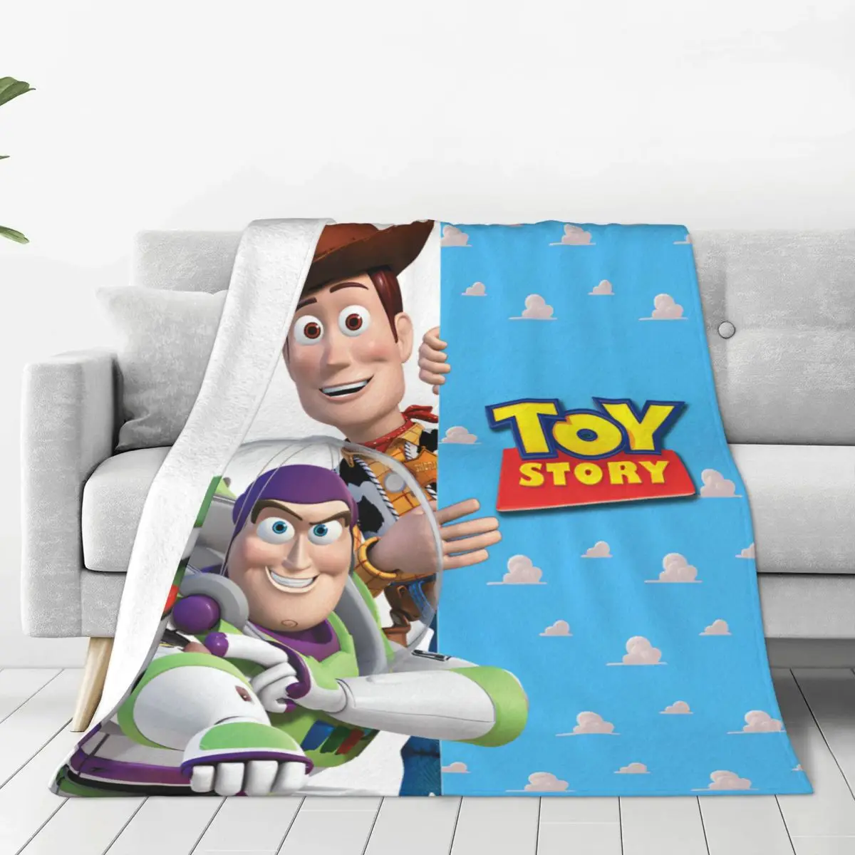 Toy Story Buzz Lightyear Blanket Travel Office Flannel Throw Blanket For Outdoor Warm Customized Quality Bedspread Gift