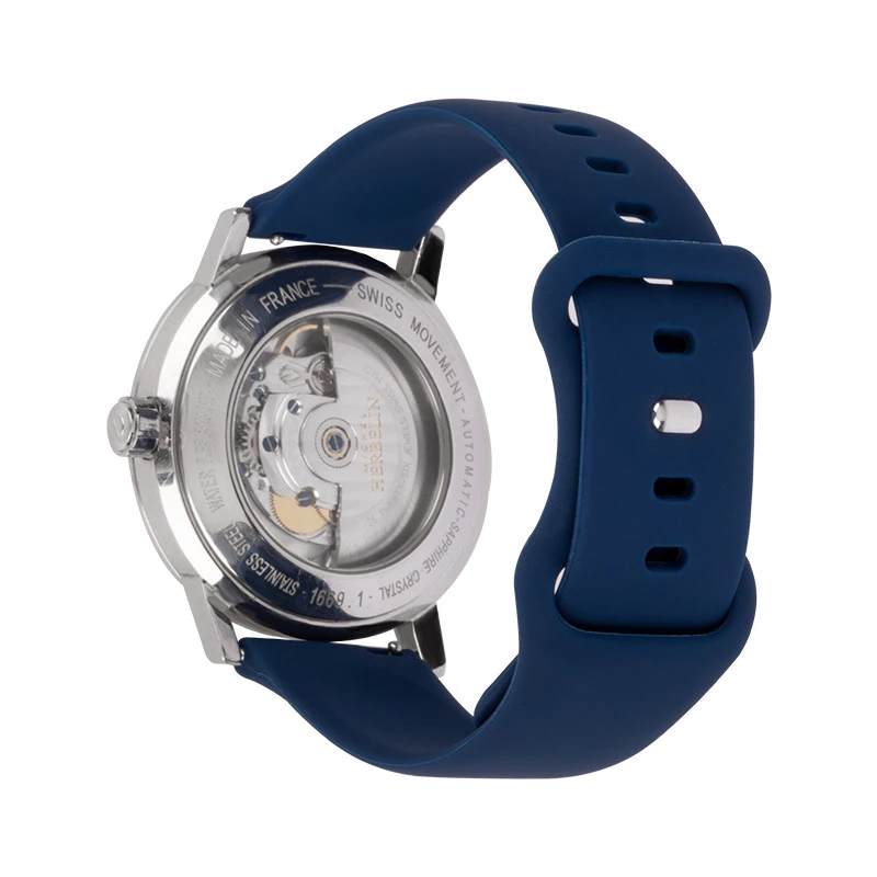 Huawei Watch用のソフトシリコンベルト,シルバーバックル付きのスマートウォッチストラップ,ラバーウォッチ用,22mm