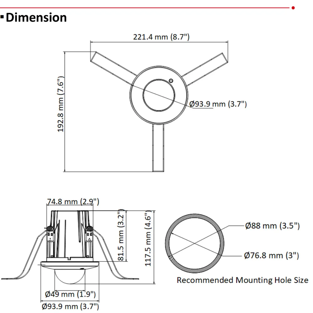 Hikvision-Mini caméra réseau breton avec micro intégré, DS-2CD2E43G2-U d'origine, partenaires plafond acufouet 4MP, protection périphérique Hdissis +