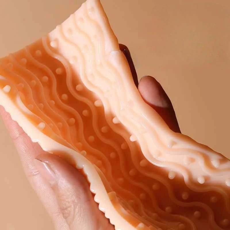 الرجال شفافة التدريب الاستمناء كأس القضيب من خلال ثقب البيض متعدد تحفيز متعة جهاز سيليكون الاستمناء لوحة #2