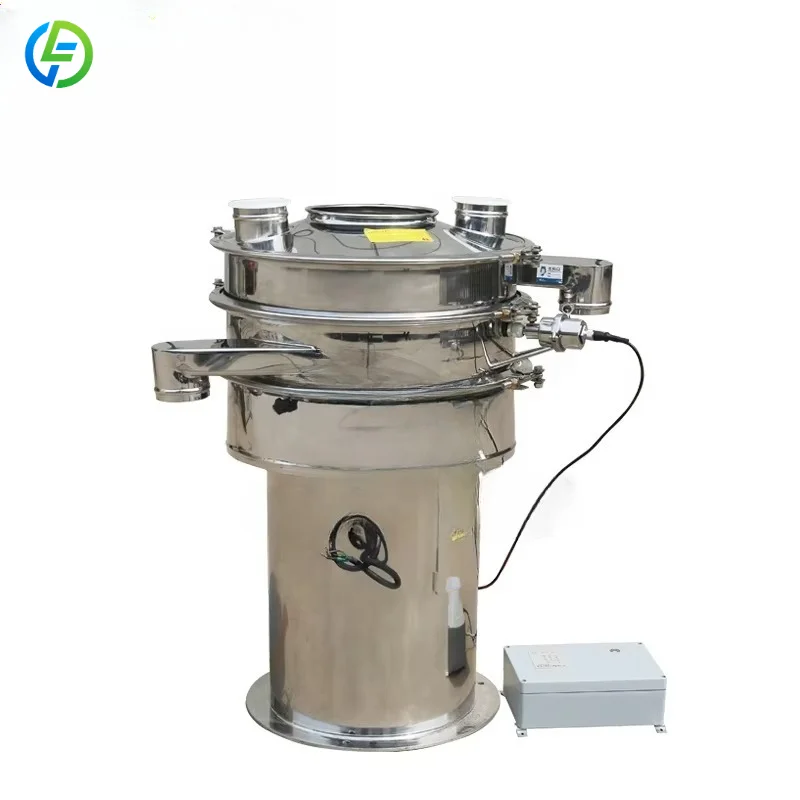 Customized Silica Sand Sifting Rotary Vibrating Sieve Ultrasonic Vibrating Screening Machine