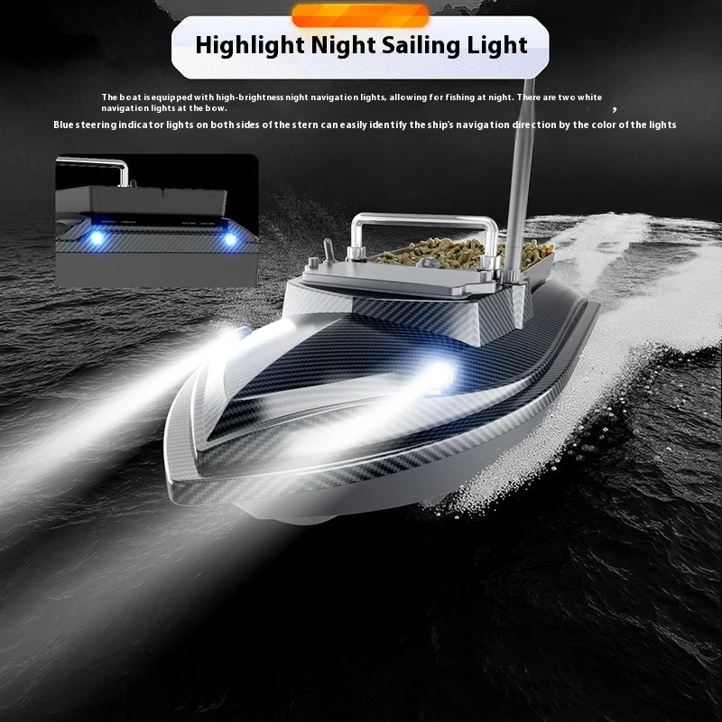 Barco de cebo MBLN VX – GPS 500 m, control remoto y retorno automático