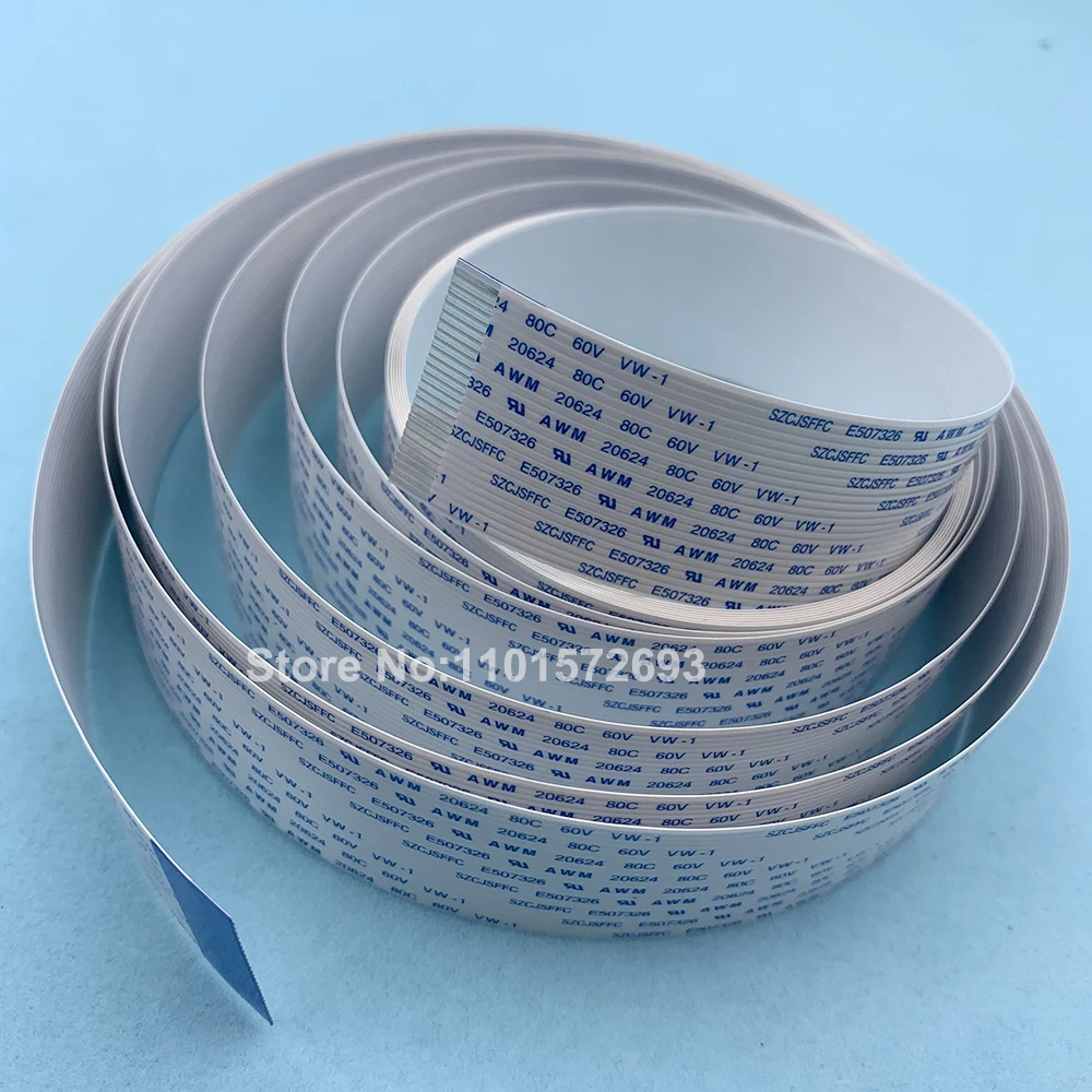 4PCS 26 Pins Long Data Cable Senyang Board Cable Pitch 1.0mm B for Epson XP600/DX5/DX7/I3200 Head For Printer FFC flat cable 26P