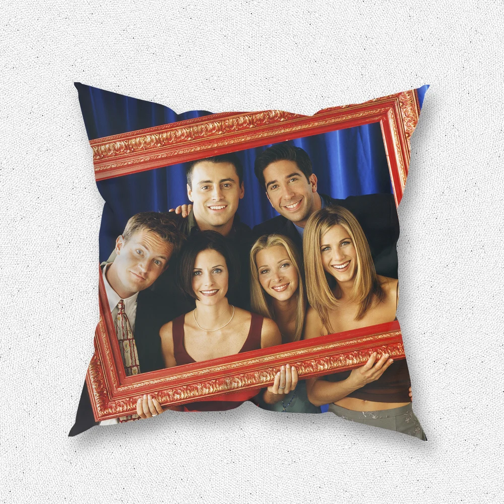 TV Show F-Friends Pillow Case For Home Bedroom Room Decoration Living Room Sofa Cushion Cover Suitable