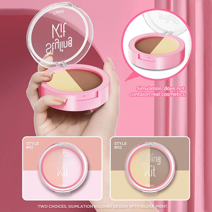 10 قطعة/المجموعة/المجموعة محاكاة التظاهر ماكياج اللعب منزل اللعب لعبة مستحضرات التجميل مجموعة عينيه لوحة أحمر الشفاه تطبيقها (ليست ماكياج حقيقي)