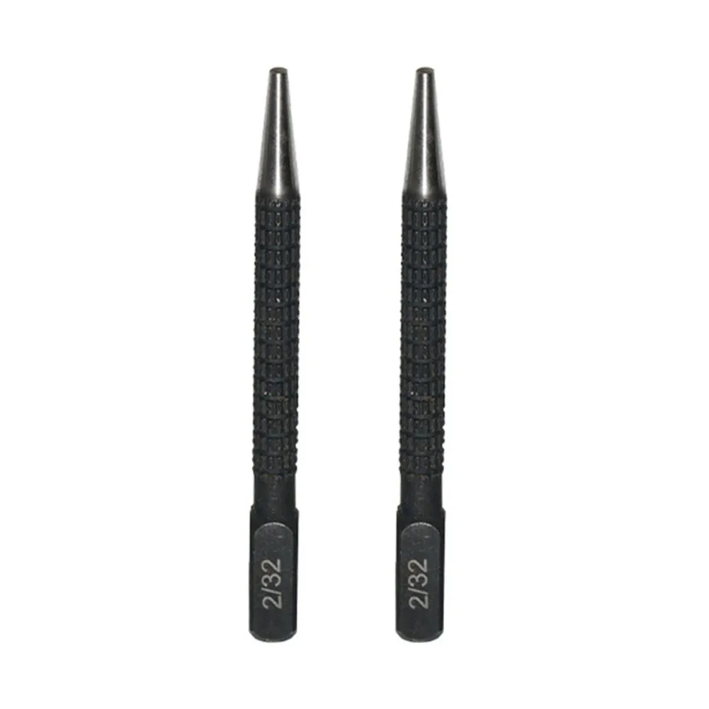 Punzone centrale in acciaio legato 1/32 2/32 3/32 4/32 pollici di diametro del punto strumento di perforazione per marcatura del legno in metallo per legno in acciaio legato