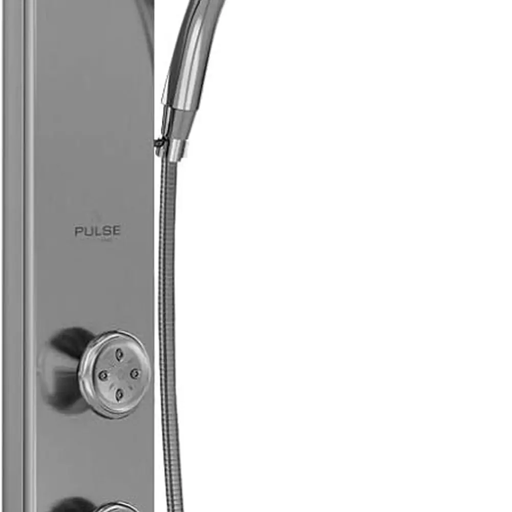 

Stainless Steel 8 Rain Shower Head & Handheld Combo with 2 Body Jets - 1021-SSB