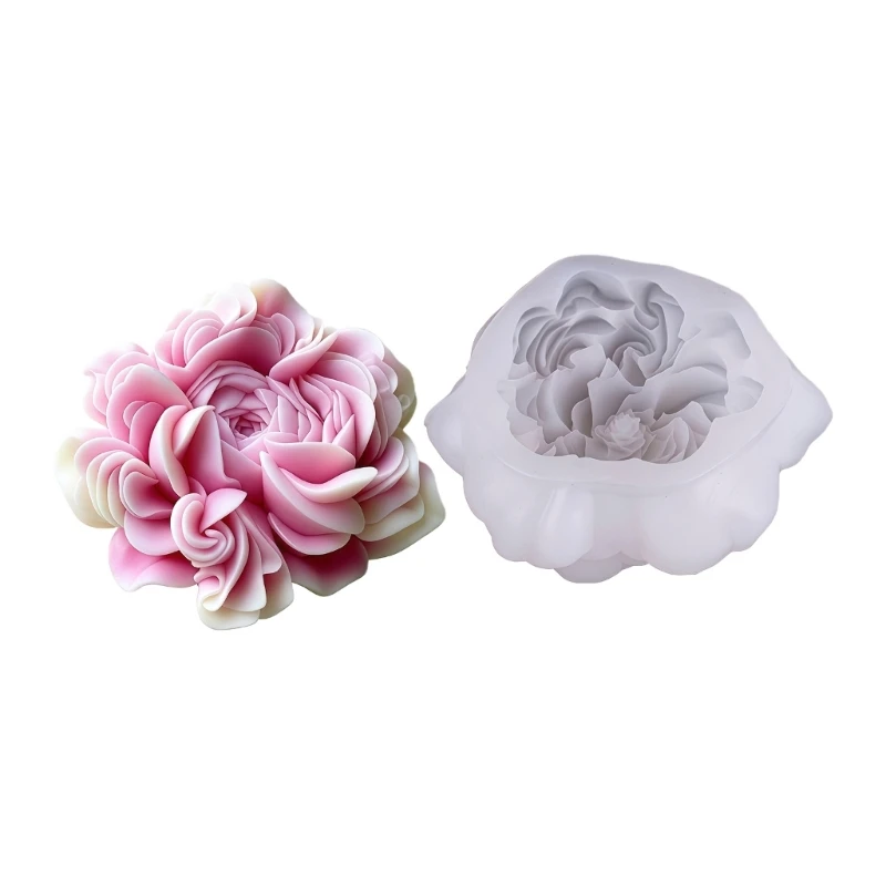 Flower Fondant Molds for Cake Decoration Cupcake Toppers Candy Chocolate Dessert