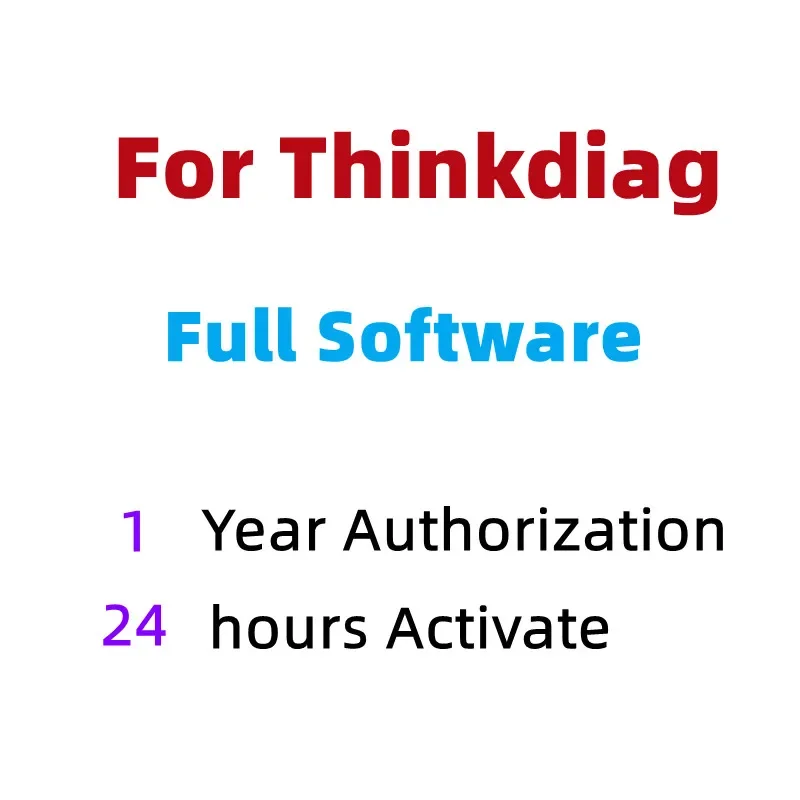 

1 Year THINKCAR Thinkdiag All software Authorization for Thinkdiag One Year Open Car Manufacturer Reset Software Activate