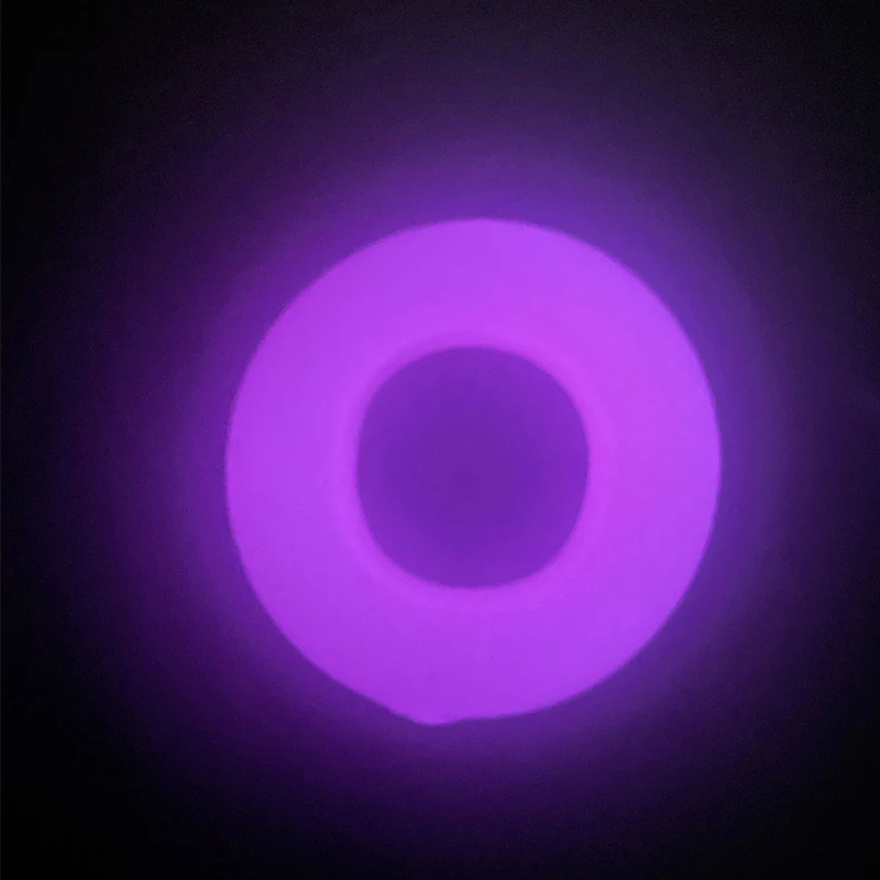 Anello del pene luminoso 3PCS TPE ritardare l'eiaculazione erezione Sexy di lunga durata eiaculazione testicolo palla barella giocattoli per adulti per gli uomini