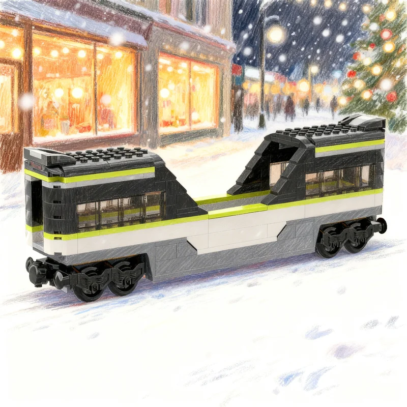 

203pcs MOC Cargo Module 2 City Trains Model Building Blocks Construction Christmas Gifts Toy Creative DIY Idea Brick Kids Toys
