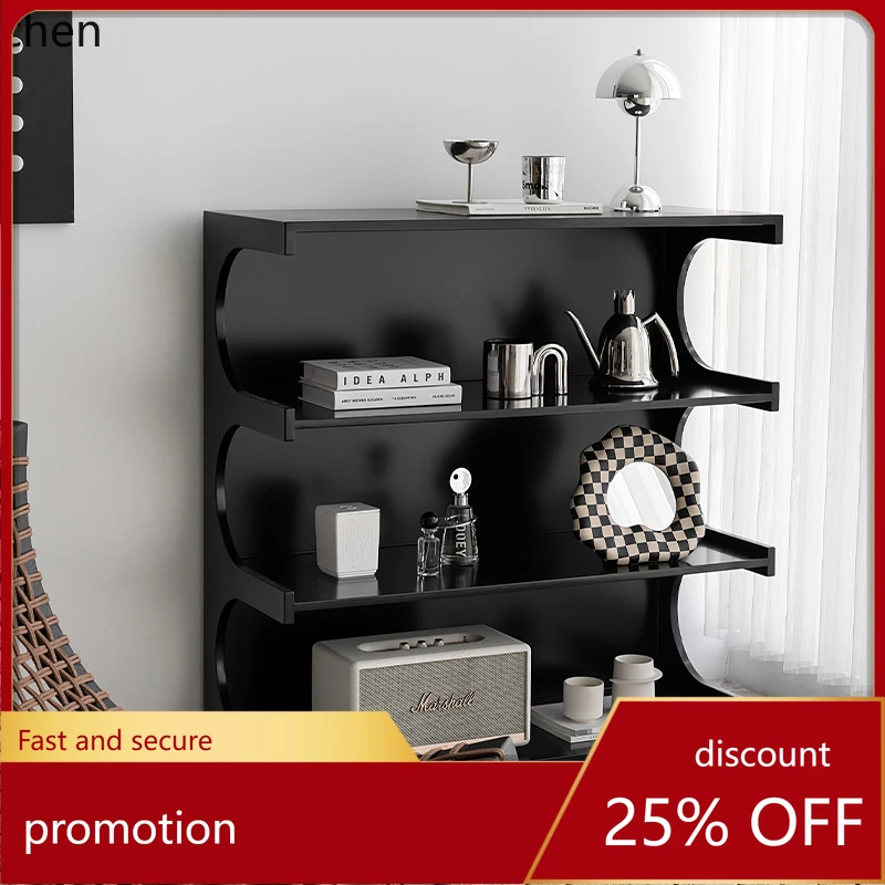 

HXL Nordic small apartment shelf layer shelf living room floor bookshelf simple storage rack