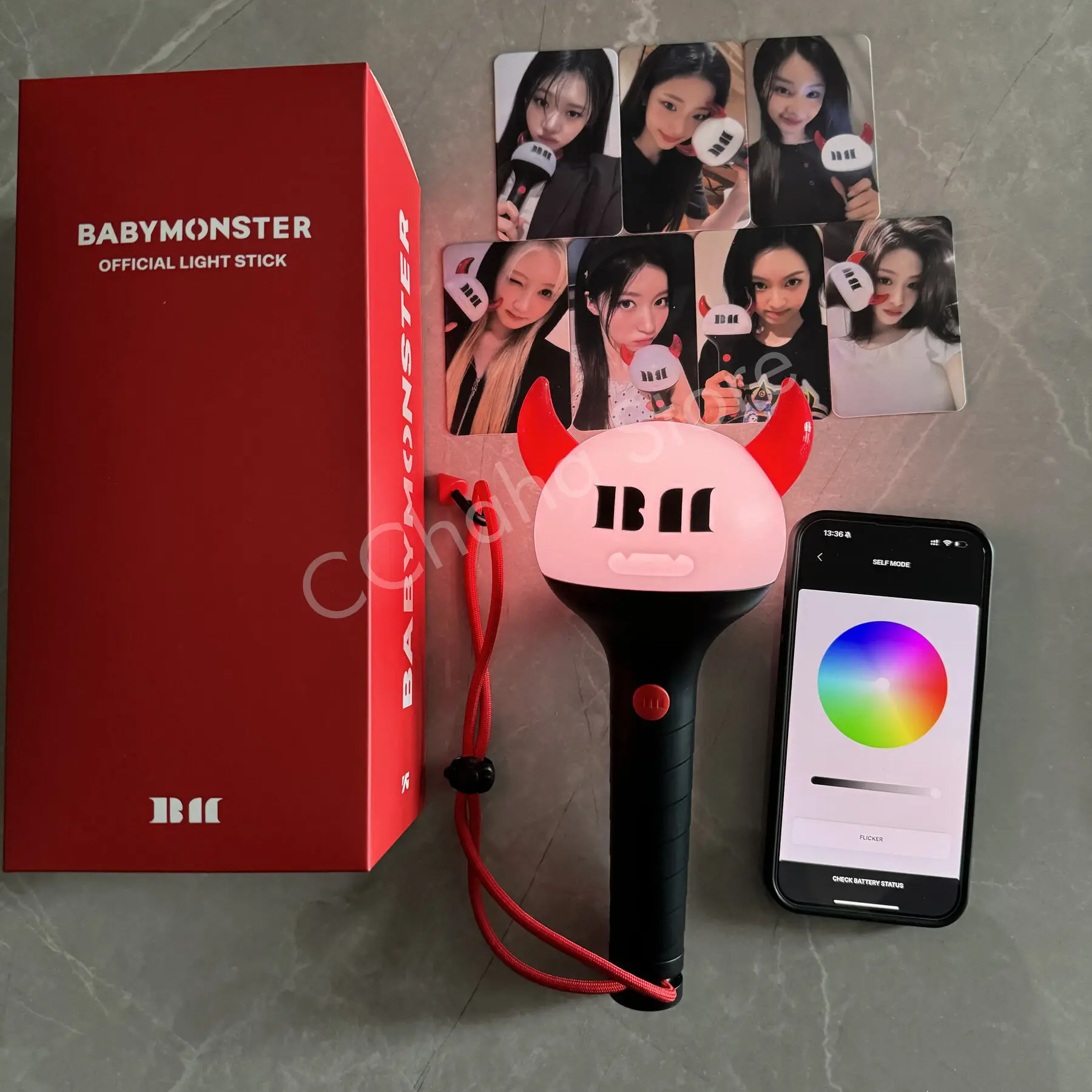 

Kpop BABYMONSTERs Lightstick BAEMON Light Stick Concert Hiphop Party Hand Lamp Flash Fluorescent RORA ASA RUKA Fans Collect Gift