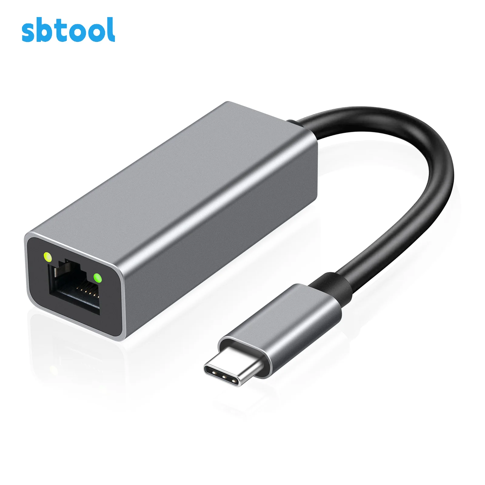 USB C to RJ45 Gigabit Ethernet Adapter USB Type C LAN Card Converter Support 10/100/1000Mbps for Laptop/Tablet/Smartphone/PC
