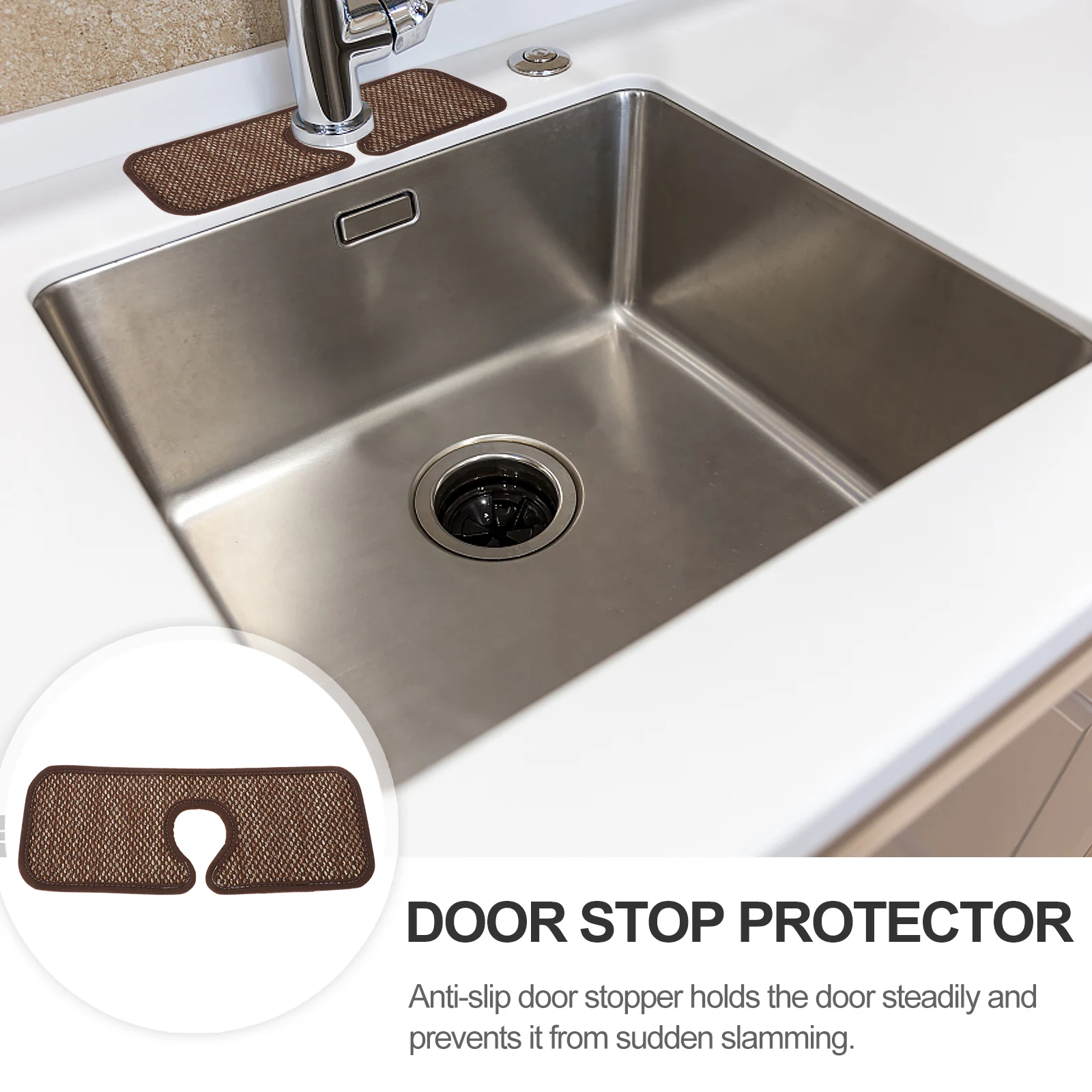 

Faucet Absorbent Mats Linen Rubber Kitchen Accessories Splashes Guard Cloth Drip Protector Water Catcher Dish Mat Anti
