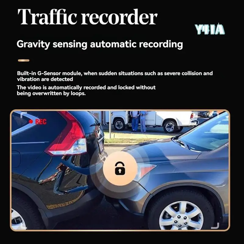 

Touch Driving Recorder Wifi Stream Media Rearview Mirror Dash Cam Car Recorder System