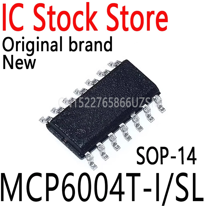 10PCS~20PCS New and Original  SMD SOP14 MCP6004 MCP6004-I/SL MCP6004T-I/SL