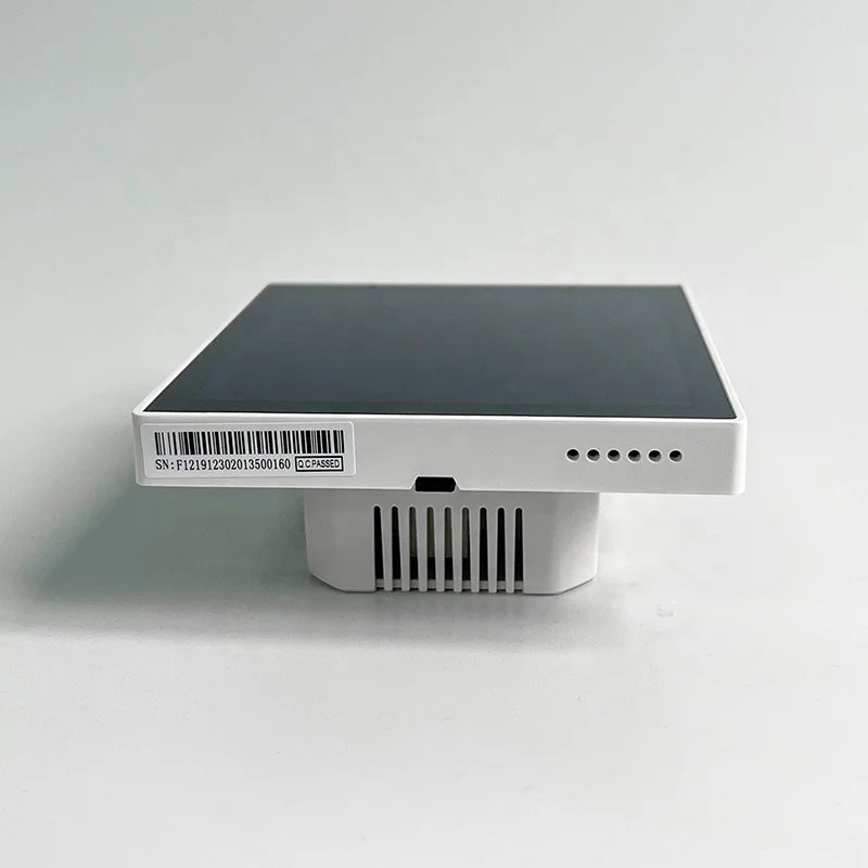 Tuya Smart Home 4-Zoll-Touchscreen Smart Switch Gerät BLE In-Wall-Mount Zentrale Steuerung Schalter Panel mit Zigbee Hub Gateway