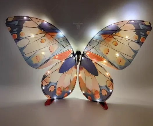 Bionic Butterfly Flapping Wings Butterfly Handmade Colorful Wings Gravity Sensing Remote Control Black Technology Flying Device