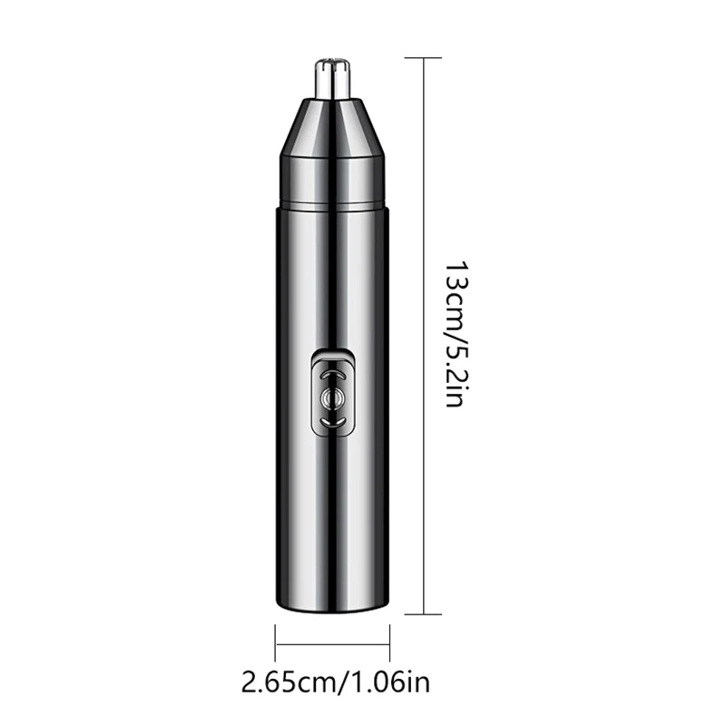 Electric Nose Hair Trimmer Low Noise High Torque High Speed Motors Ear Cleaner For Washing Nose Hair For Both Men
