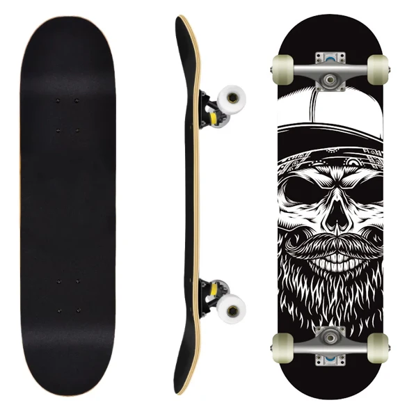 

31*8.25 Inch 7 Story Canadian Maple Double Wishbone Skateboard Set Made of Environmentally Friendly Materials