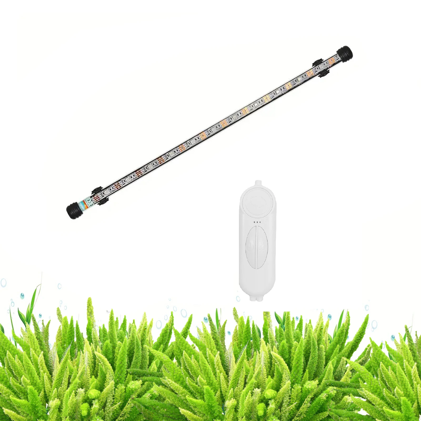 White 5V-k5-USB-RGB smart aquarium light, switch mode at will. Aquarium strip lights, 15 inches /38 cm, 19 inches /48 cm, 23 inc