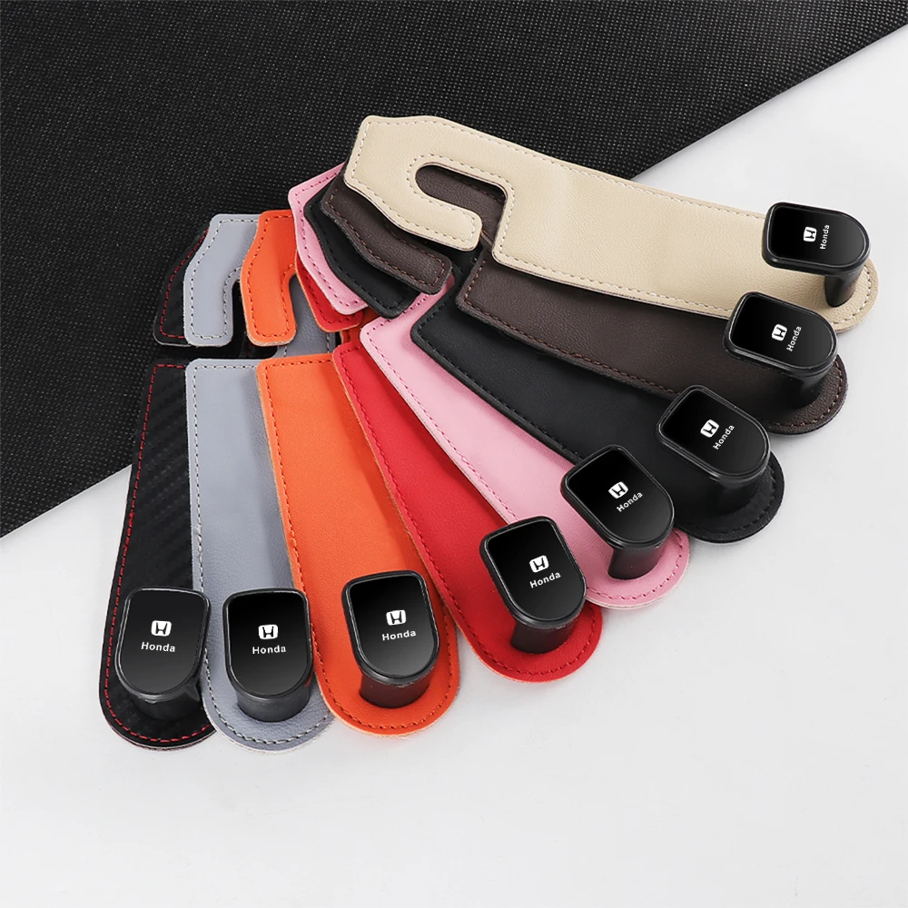 Quality Car Headrest Hook Premium Rear Seat Hanging Hook For Honda Mugen Power Civic Accord Odyssey Jazz CRZ CRV Spirior view 4