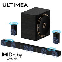ULTIMEA Skywave X70 7.1.4ch TV Soundbar with Dolby Atmos&APP Control, Home Theater Bluetooth Speaker with 10\