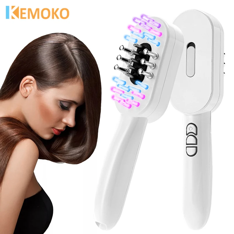 

Liquid Guide Hair Generator Red Light Hair Care Comb Scalp Massage Medication Applicator Kneading Scalp Massager