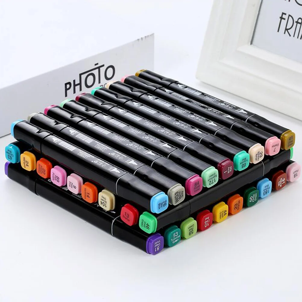 

1 комплект, красочные маркеры, 30 оттенков, двойной наконечник, водный разстворитель, художественные принадлежности для эскизов, журналов, архитектурных рисунков