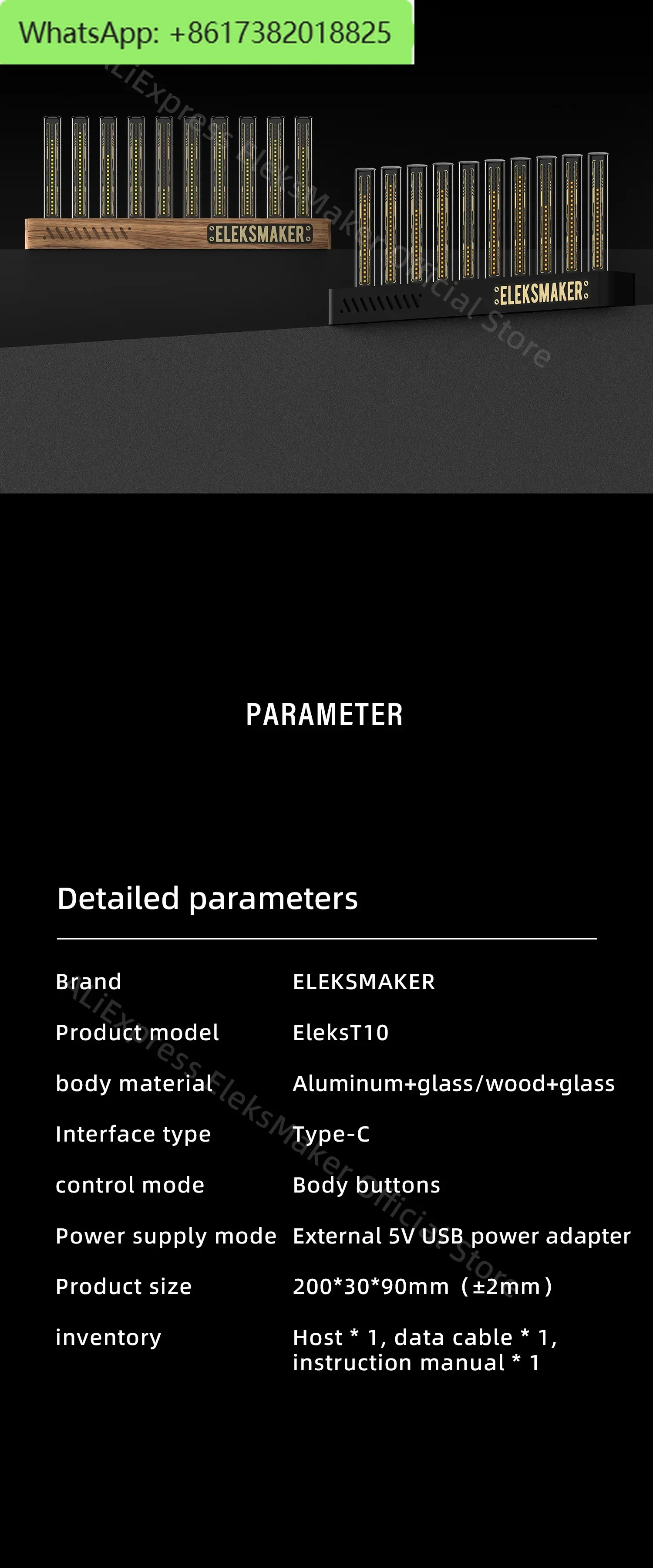 RGB Tube Rhythm Light Pickup Level Audio Music Spectrum Decor QuasiGlow Tube Boyfriend Gift Sound Atmosphere LED T10