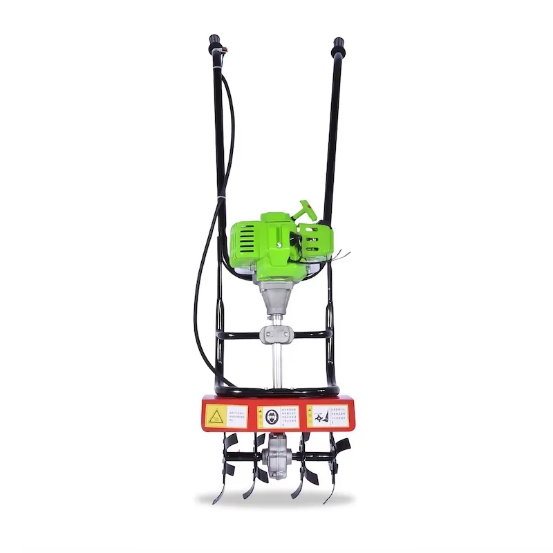 Mini Hand Push Walking Rotary Tiller 52CC 1900w TWO-Stroke Gasoline Engine Walking Tractor Rotary Tiller,Walking Cultivator