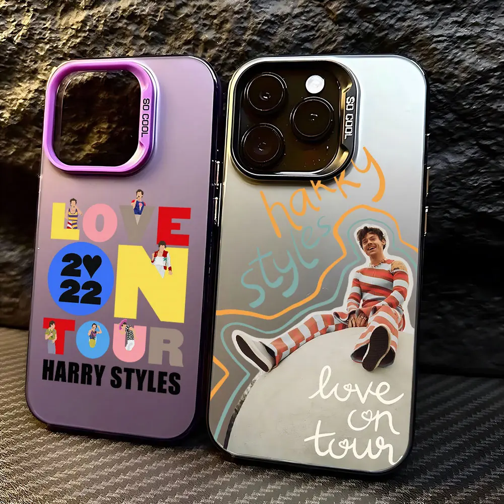 Styles Love On Tour Harrys Phone Case For iPhone 15 14 13 12 11 Pro Max X XR XSMAX 8 7 Plus Matte Shockproof Back Cover