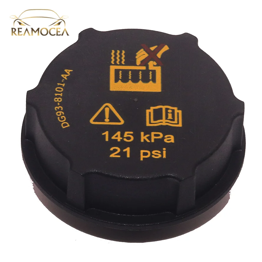 Reamocea Expansion Tank Radiator Cap For Ford Focus Fiesta C-max Mondeo Transit F250 3M5H8100AD Water Bottle Cap 1301104 7267969