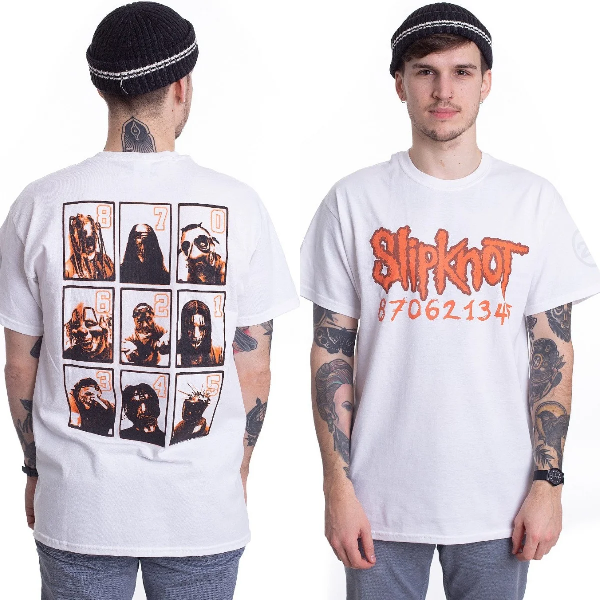 Klassisches Slipknot Des Moines Slipknot Band T-Shirt aus Baumwolle mit Grafikdruck für Herren und Damen, Sommer-Streetwear – Detail 16