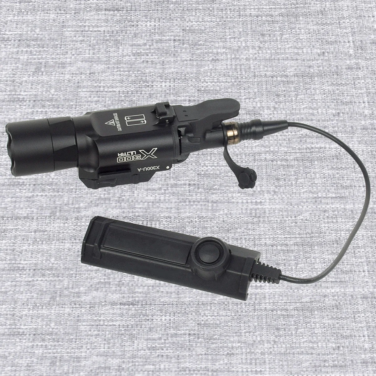 전술 SureFire 로고 X300 울트라 X300V X300V-IR 무기 총 손전등, 글록 17 라이트, 이중 기능 압력 스위치 포함