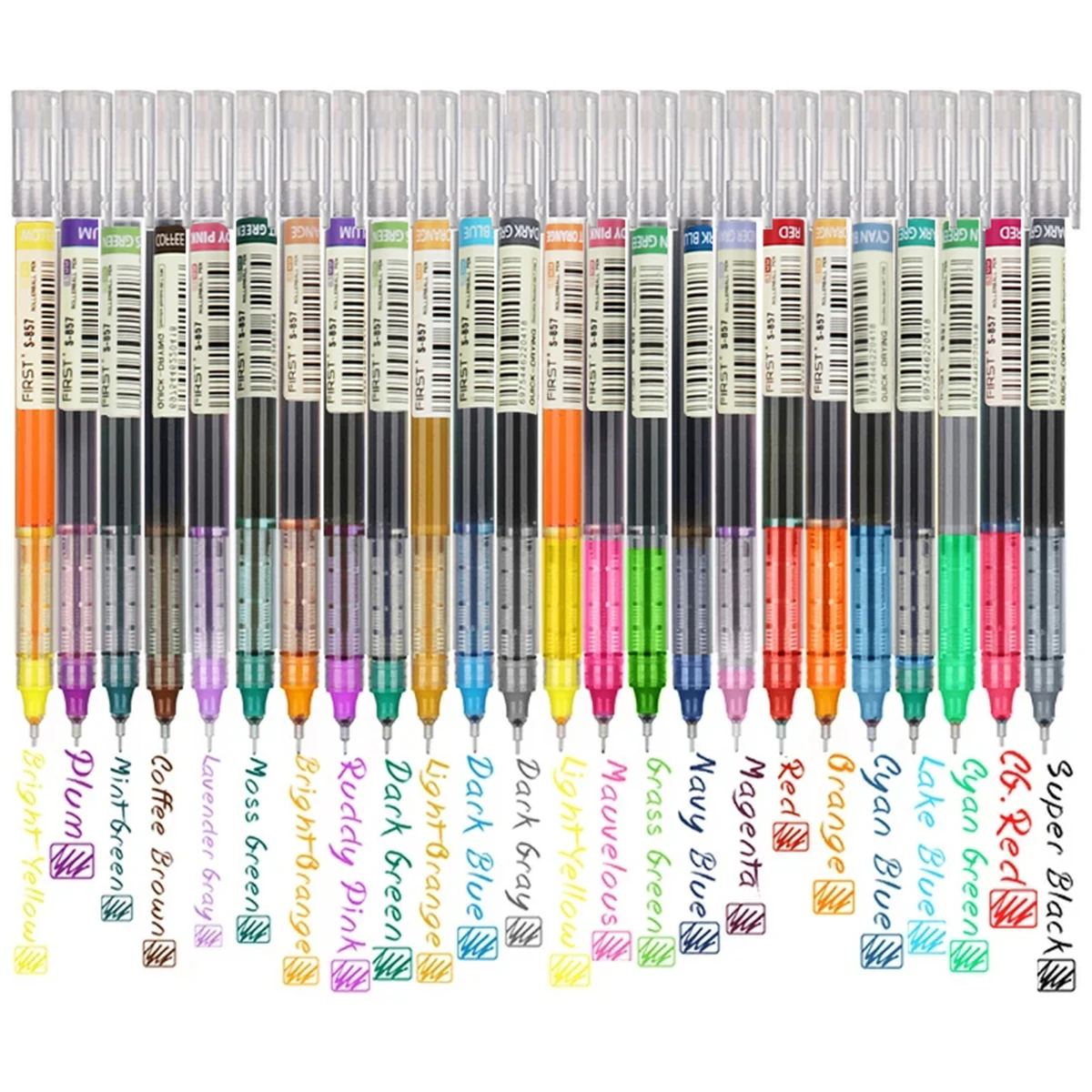 reta liquido rollerball pen caneta gel escola escritorio adulto coloring book revistas desenho doodling marcadores de arte 040300 12 18 24 01