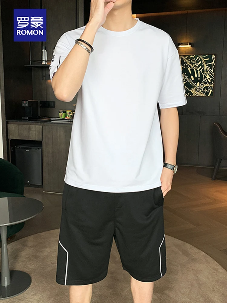 rn-men's-ice-silk-sports-set-summer-thin-ort-sve-t-irt-outdoor-running-fitn-casual-orts-two-piece-lightweight